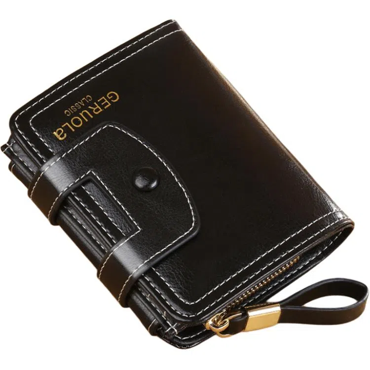 歌若拉 三折多卡位 牛皮 钱包 常规 女款 多色