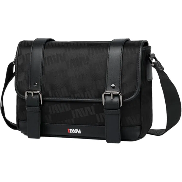 SEPTWOLVES Messenger Bag Black/Grey
