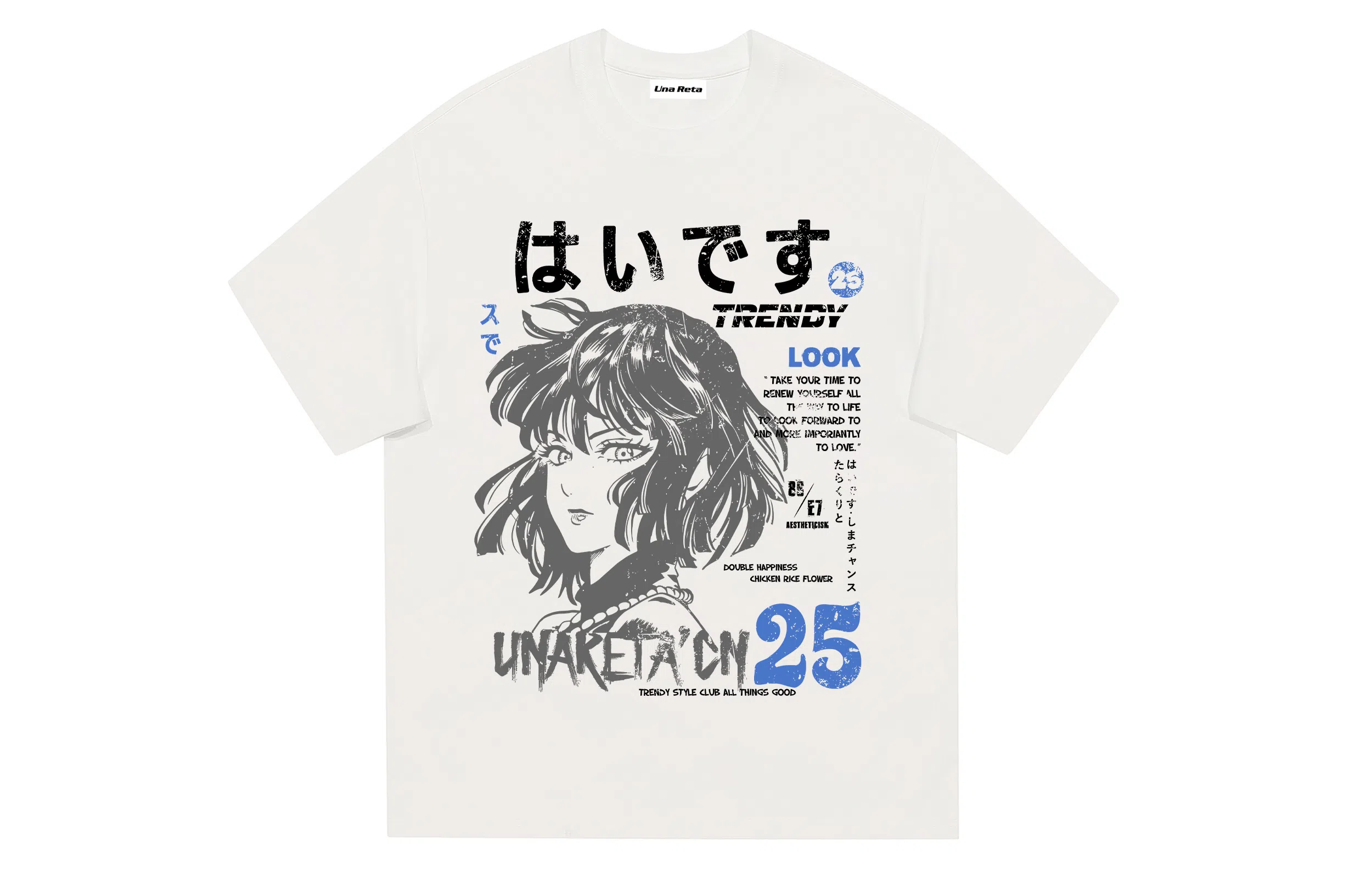 UNA RETA vintageoversizeT