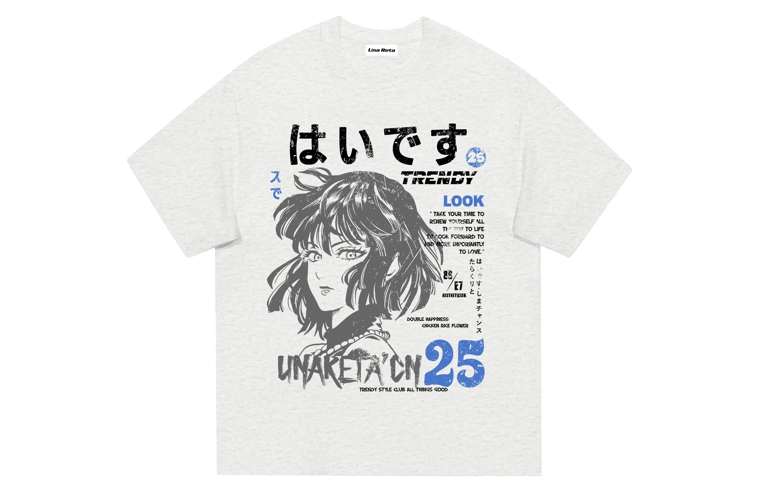 UNA RETA vintageoversizeT