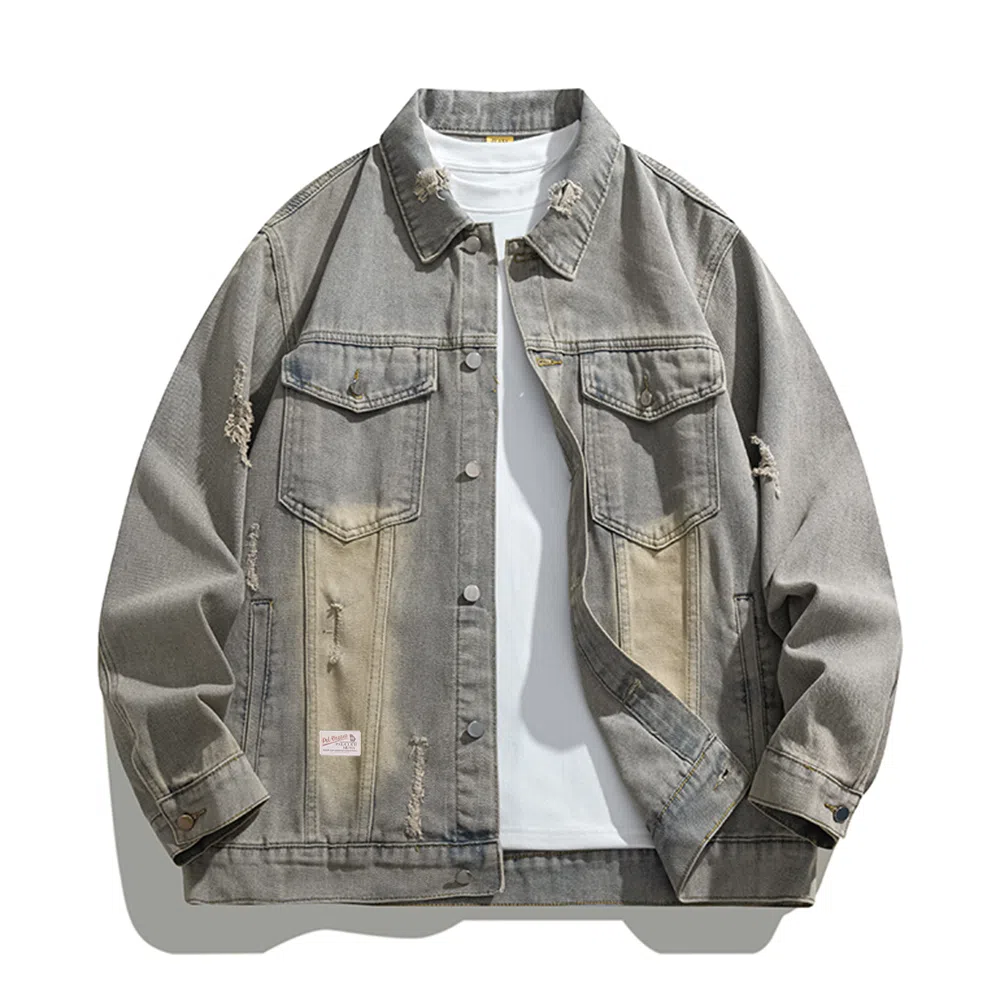 PAL ONGACO Denim Jacket Black