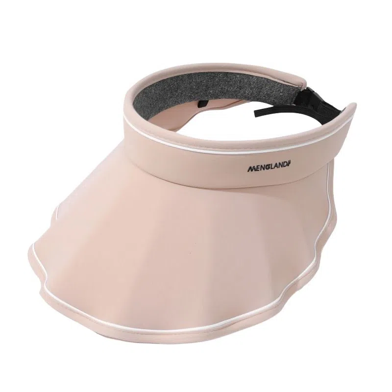 艾佳微 海边游玩沙滩波浪边空顶帽户外大檐遮阳帽防紫外线太阳帽 涤纶 防晒帽 女款