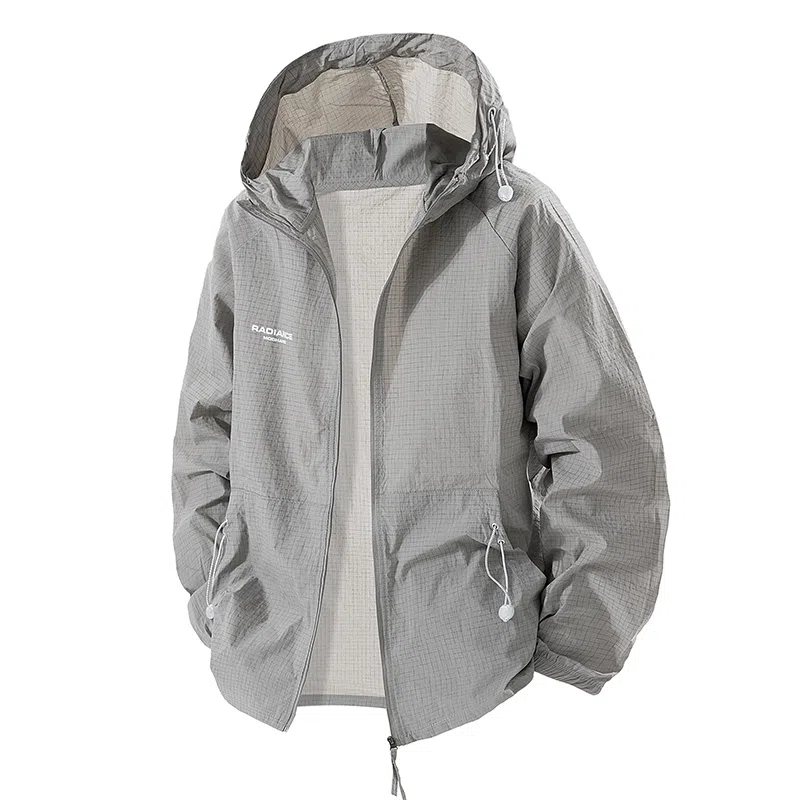 大白鲨 轻薄冰丝户外骑行防紫外线皮肤衣钓鱼男外套上衣防晒服 男款