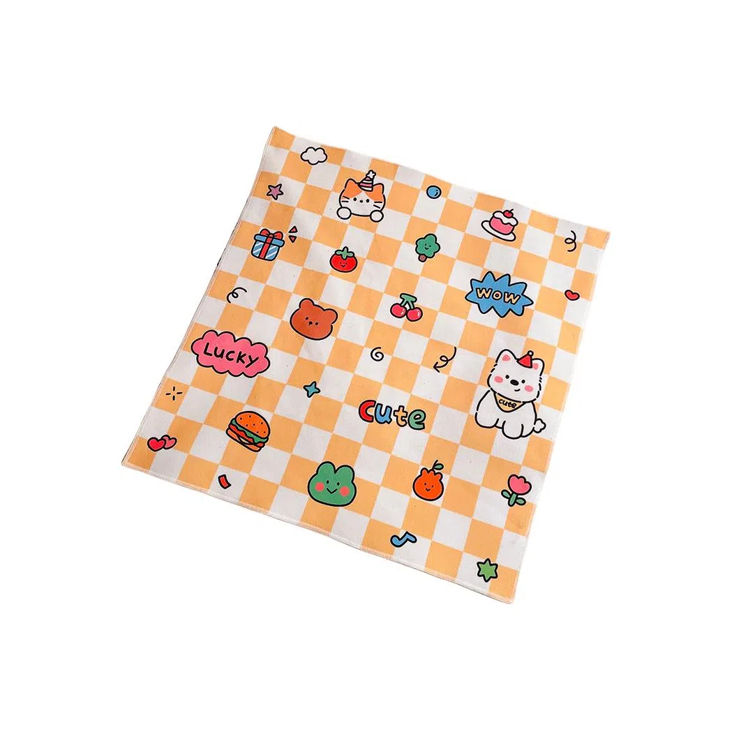 馨枕居 可爱化妆包女便携式旅行懒人大容量护肤品收纳袋魔术贴百贴布袋子