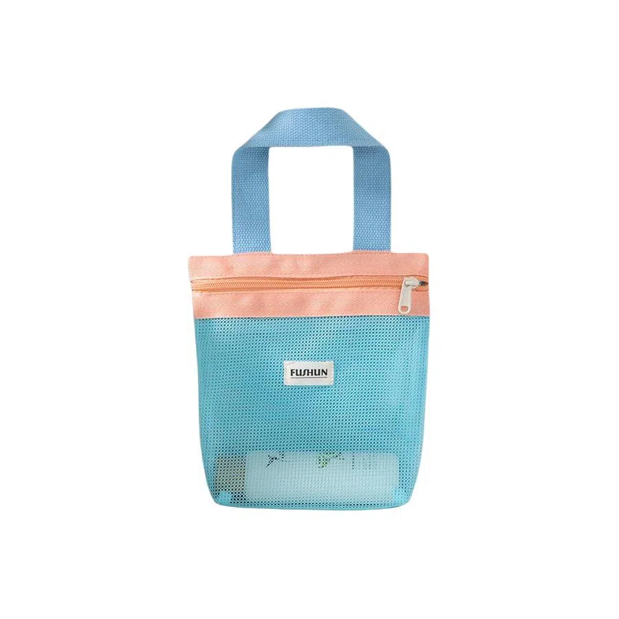 馨枕居 多巴胺手提化妆包便携网眼沙滩收纳包外出旅行游泳必备分区收纳袋