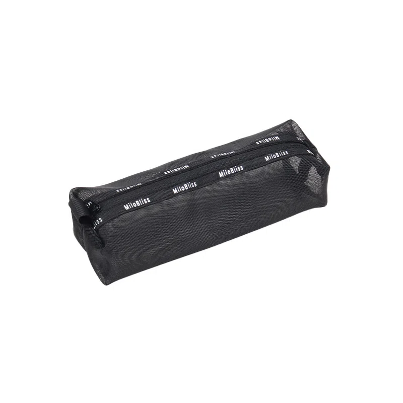 馨枕居 黑色网纱多功能分层化妆包大容量化妆品收纳包便携洗漱袋包包