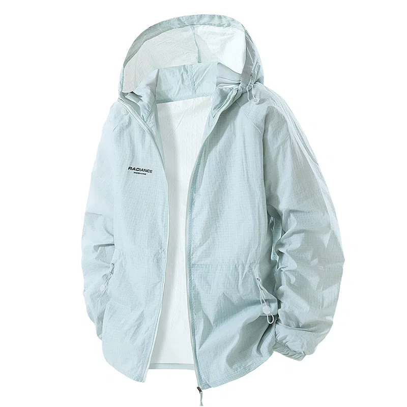 大白鲨 轻薄冰丝户外骑行防紫外线皮肤衣钓鱼男外套上衣防晒服 男款