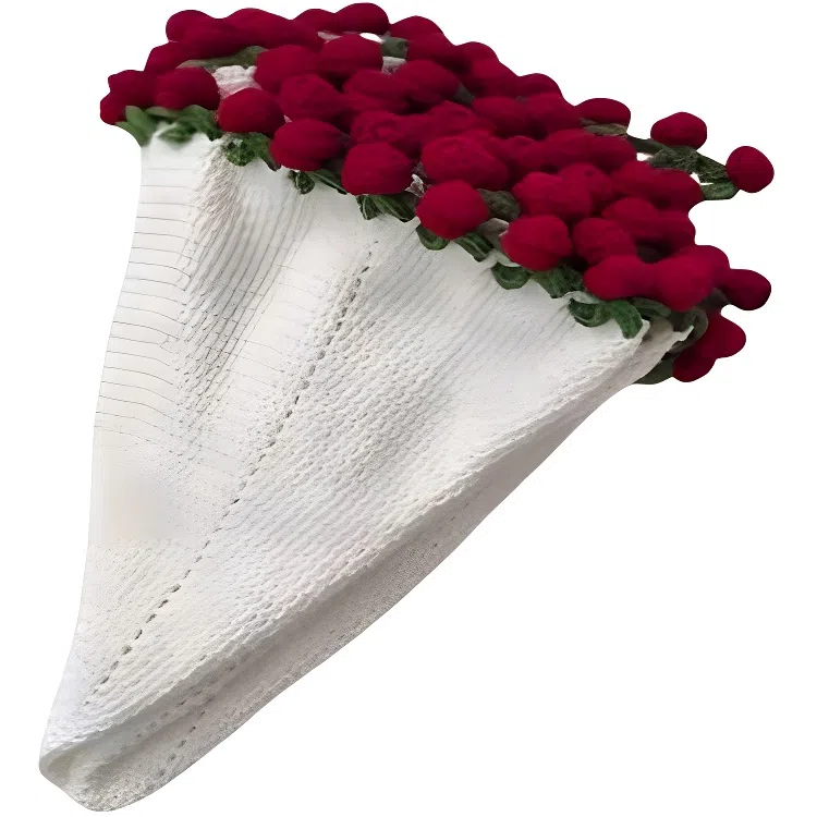 半粒 创意折叠花束毯子手工材料包 玩具