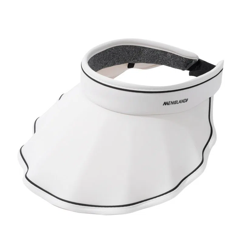 艾佳微 海边游玩沙滩波浪边空顶帽户外大檐遮阳帽防紫外线太阳帽 涤纶 防晒帽 女款