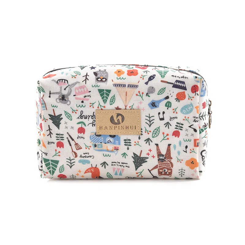 馨枕居 便携式手拿化妆包大容量收纳包韩版旅行简约多功能洗漱包