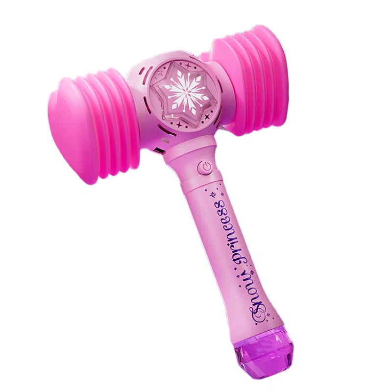 歌绒 仙女棒槌发光小粉锤子 泡泡机