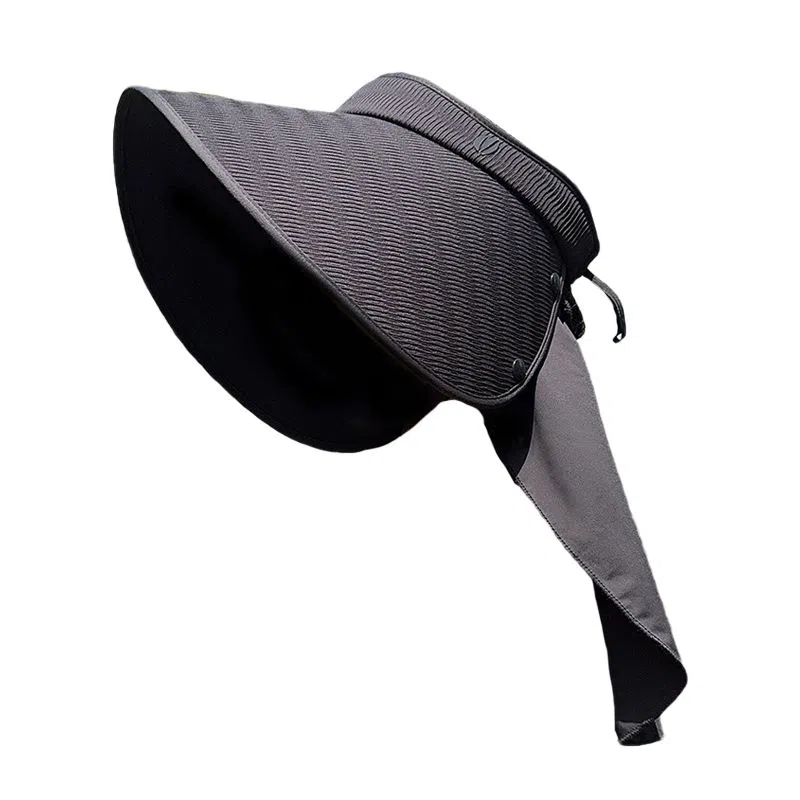 艾佳微 环绕式灯罩户外运动钓鱼登山防护颈遮阳空顶 聚酯纤维 防晒帽 男女同款情侣款