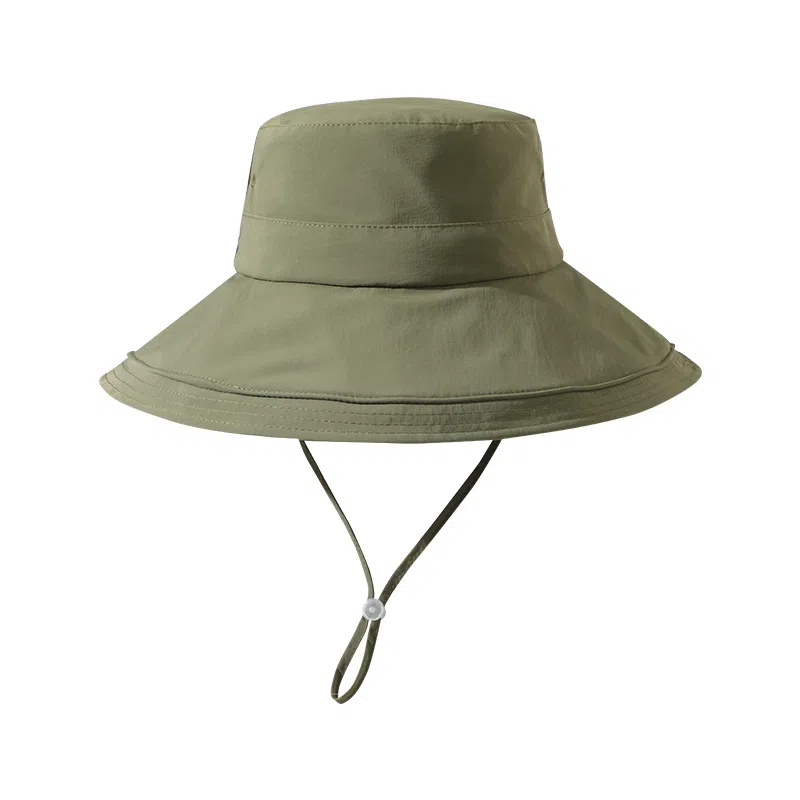 南极人 可扎马尾防晒帽子夏季速干防紫外线遮阳帽宽帽檐显脸小户外出游登山徒步透气太阳帽日系百搭高级感轻薄款 聚酯纤维 渔夫帽 女款