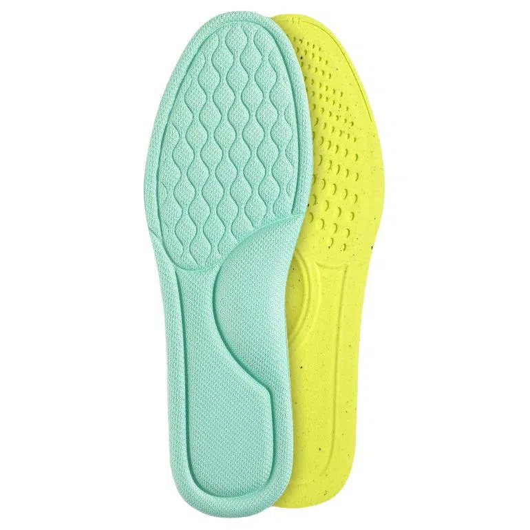 山一丸 防臭吸汗透气艾草超软舒适运动脚汗专用轻盈 环保泡绵 鞋垫 男女同款情侣款