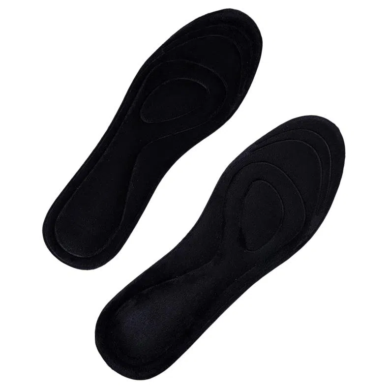 山一丸 保暖加绒加厚吸汗防臭棉舒适超软休闲运动冬季 毛绒 鞋垫 男女同款情侣款