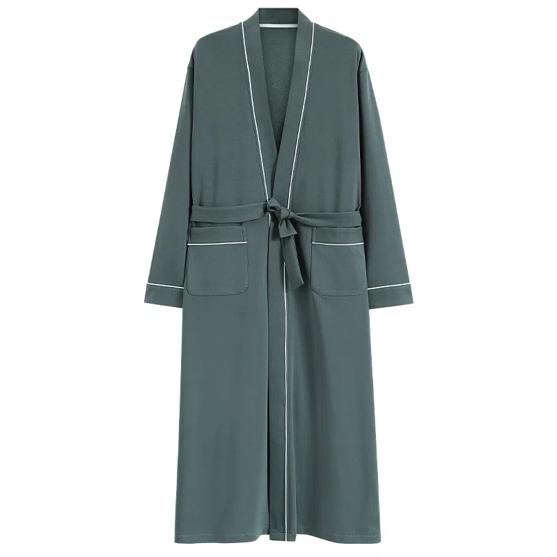 欧迪芬 简约时尚亲肤透气舒适便利不易掉色睡袍 男款