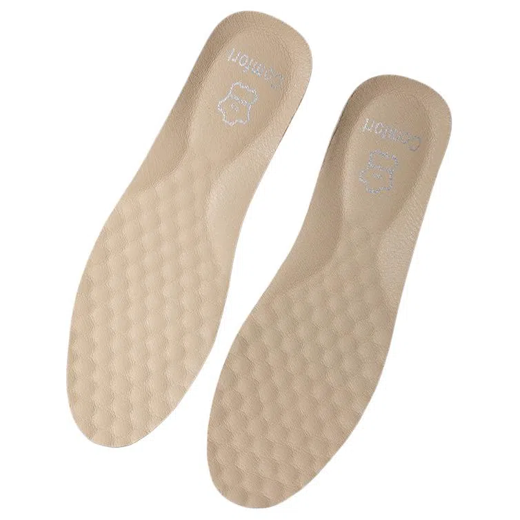 山一丸 运动吸汗抗菌防臭运动减震吸汗透气篮球缓震 牛皮+海波丽 鞋垫 男女同款情侣款