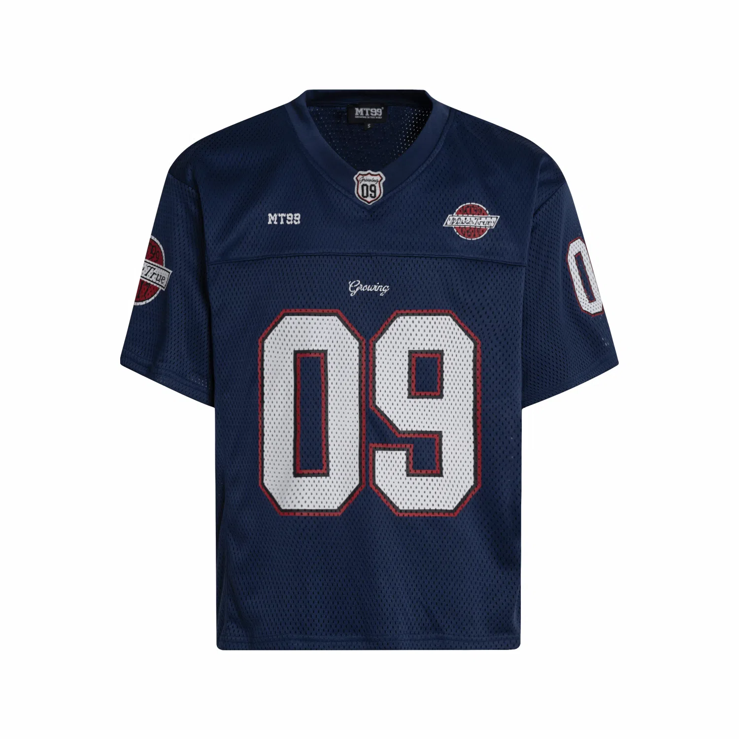 MT99 V-Neck Mesh Jersey Black