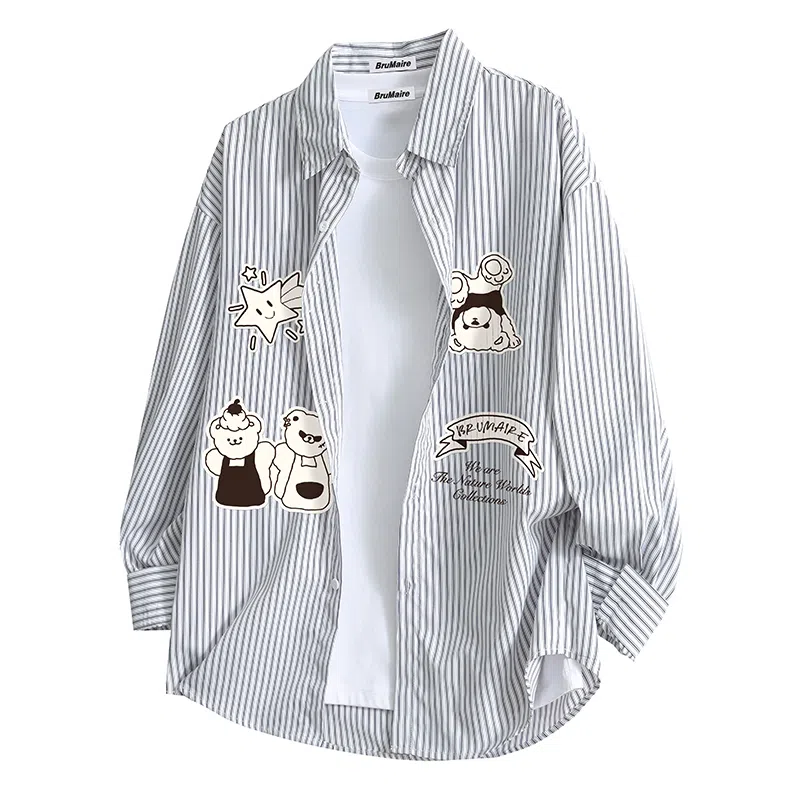 BRUMAIRE Bear Print Shirt