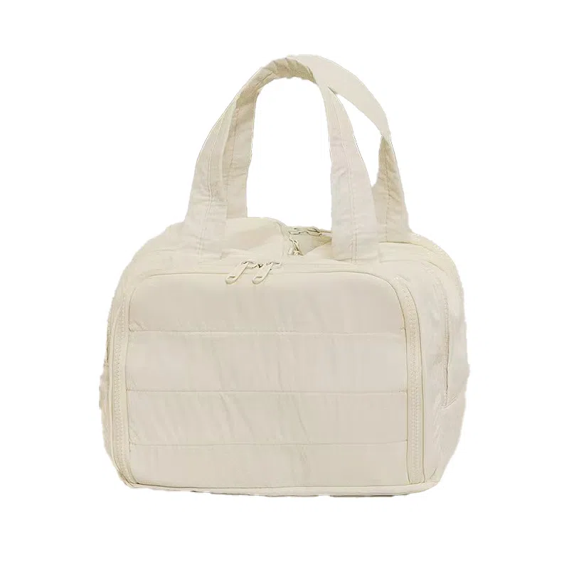 馨枕居 韩版双宽开口化妆包大容量分区便携式女高颜值旅行洗 漱收纳包