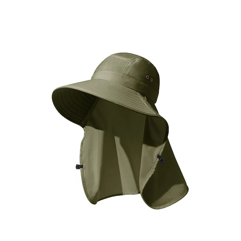 稻草人 夏季户外登山钓鱼遮阳防紫外线 简约百搭 锦纶 防晒帽 男女同款情侣款