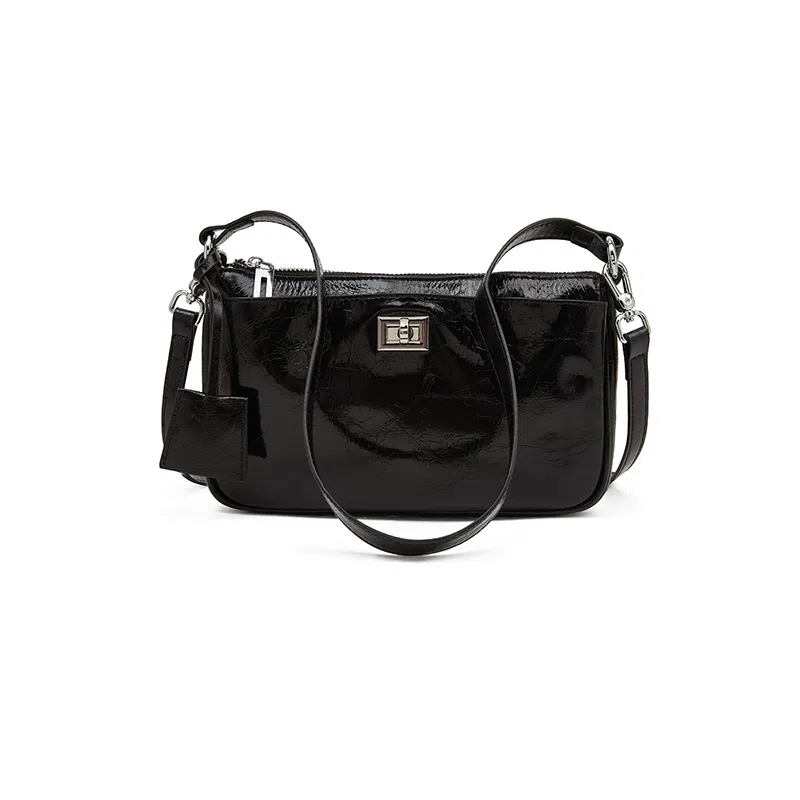 老人头 小众设计感时尚通勤百搭轻便 头层牛皮 斜挎单肩包 女款 多色