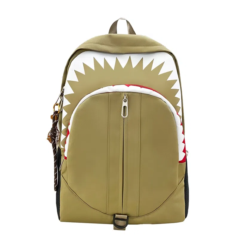 垣途者 潮牌鲨鱼夜光街头潮流学生 尼龙 双肩包 男女同款情侣款 多色