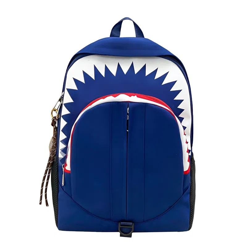 垣途者 潮牌鲨鱼夜光街头潮流学生 尼龙 双肩包 男女同款情侣款 多色