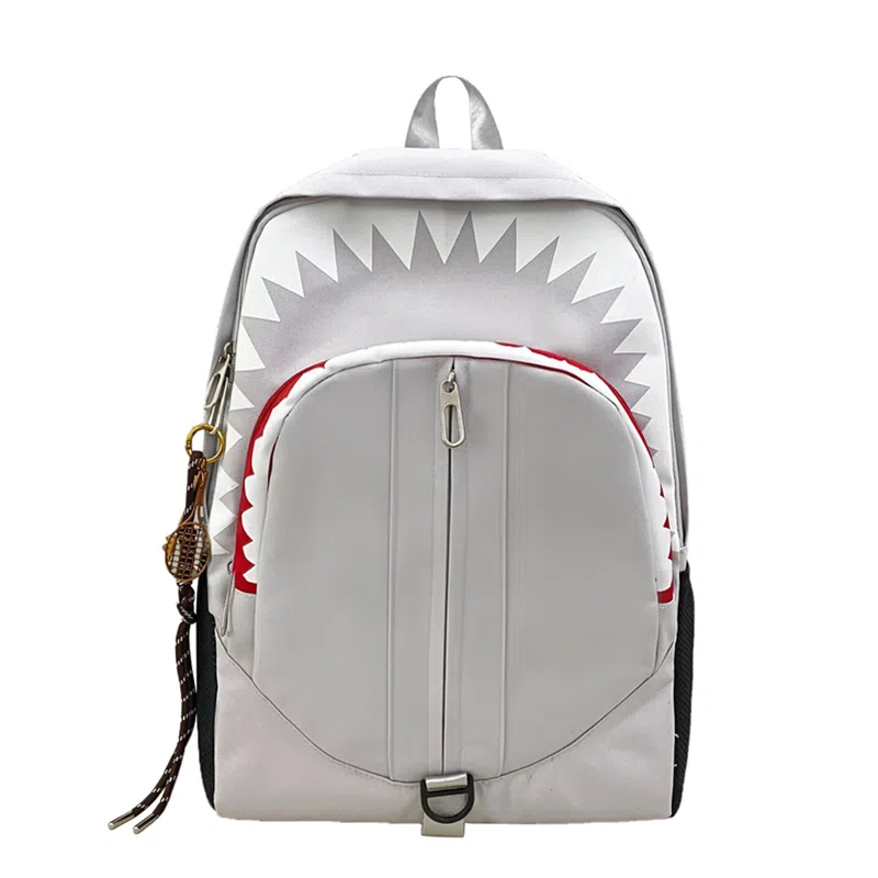 垣途者 潮牌鲨鱼夜光街头潮流学生 尼龙 双肩包 男女同款情侣款 多色