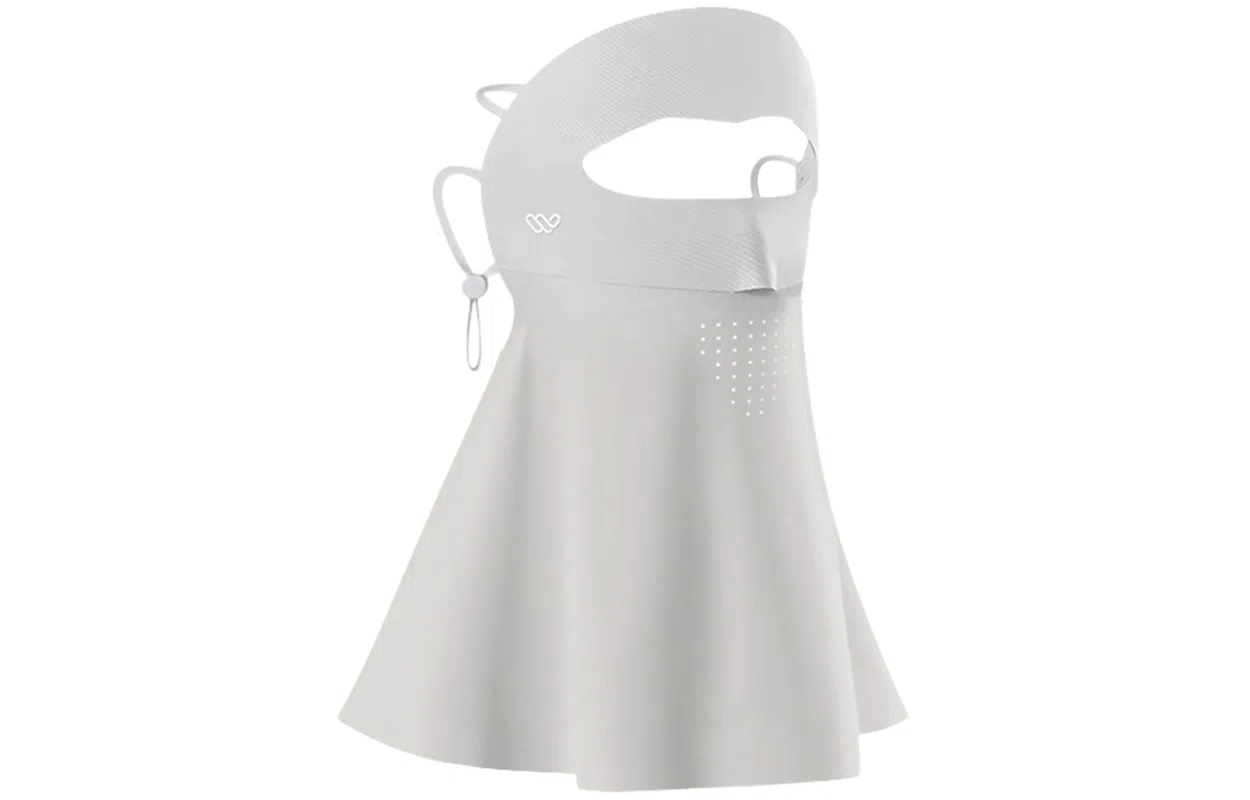 优幽兰 休闲简约全脸防紫外线脸罩夏季百搭高级感通勤出行骑车遮阳口罩护颈一体透气脸基尼 锦纶 防晒面罩 女款