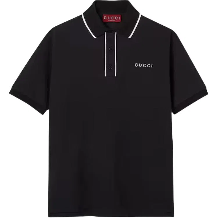 Gucci Logo Polo Black
