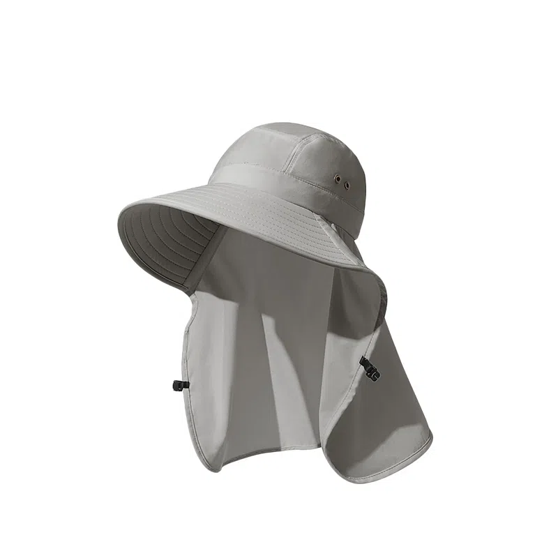 稻草人 夏季户外登山钓鱼遮阳防紫外线 简约百搭 锦纶 防晒帽 男女同款情侣款