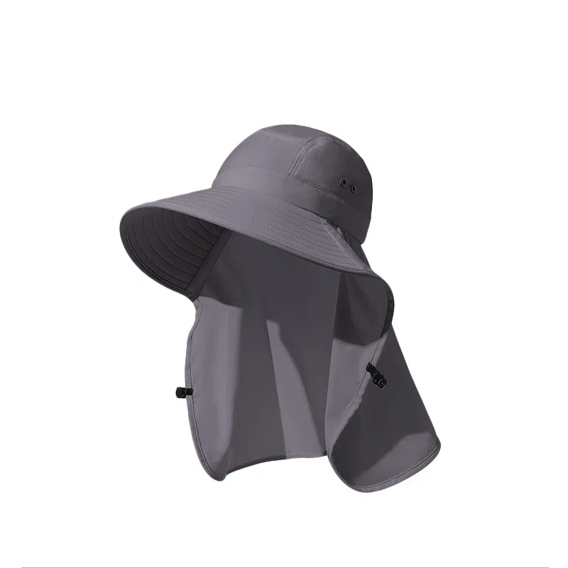 稻草人 夏季户外登山钓鱼遮阳防紫外线 简约百搭 锦纶 防晒帽 男女同款情侣款