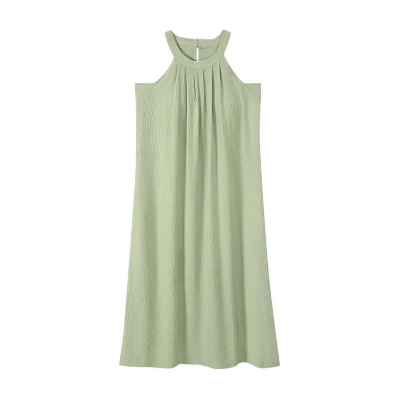 欧迪芬 无袖清凉时尚简约青春活力可调节胸垫防凸点夏季睡裙 女款