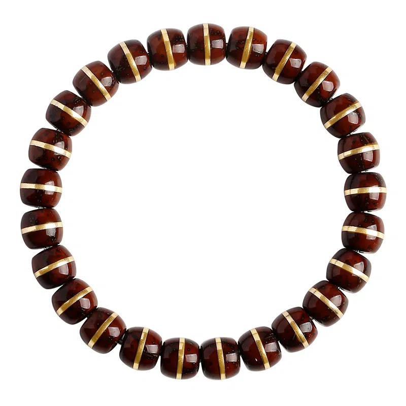 木盛缘 【一线药师  鼠你有钱】老型珠文玩佛珠 紫金鼠 手串 男女同款情侣款