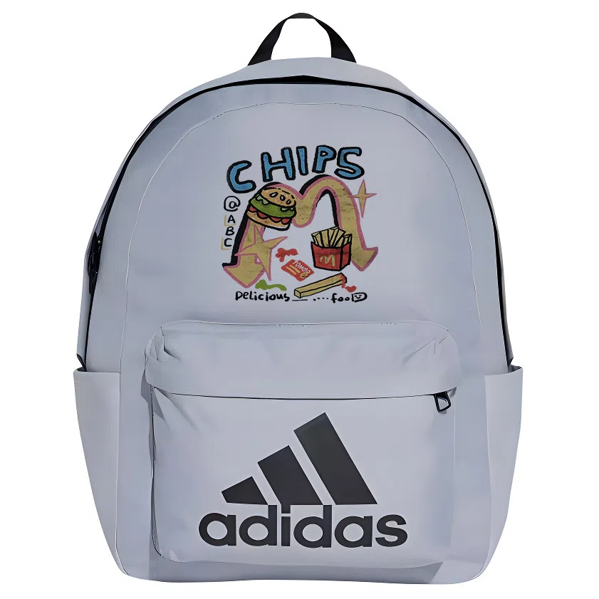 adidas Classic Badge Backpack Grey Black