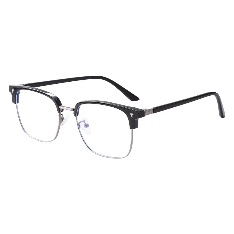 Anxious Retro Semi-Rimmed Optical Glasses