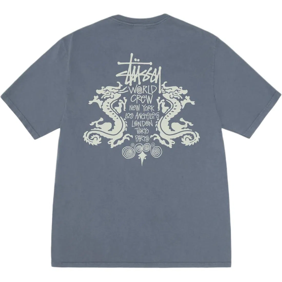 Stussy DOUBLE DRAGON TEE PIGMENT DYED T