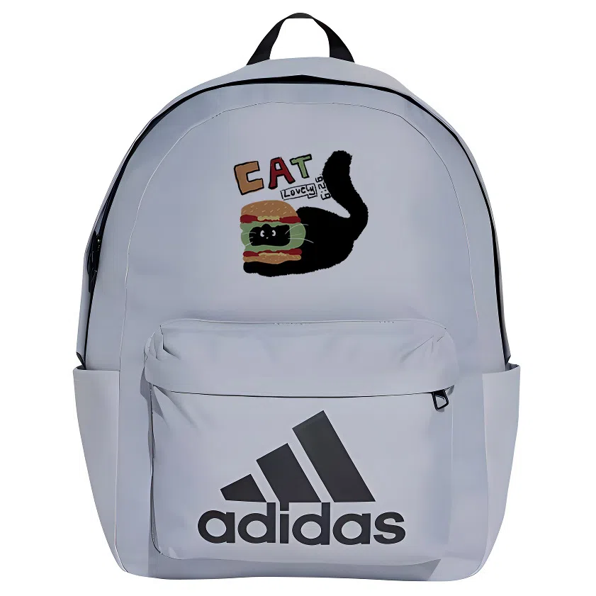 adidas Classic Badge Backpack Grey Black