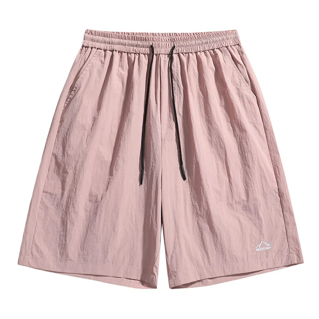 顶峰保罗 无性别主义多巴胺薄款五分裤潮牌速干宽松户外透气亲肤松紧腰抽绳时尚百搭休闲短裤 男女同款