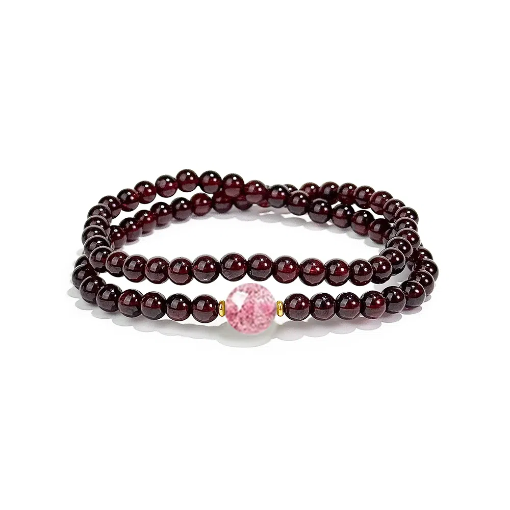 【S925纯银|鸿运当头】 七七银饰  时来运转 纳福珠串 本命年转运 新中式  福气满满 平安顺遂招财纳福   玛瑙 玉石手串 男女同款情侣款