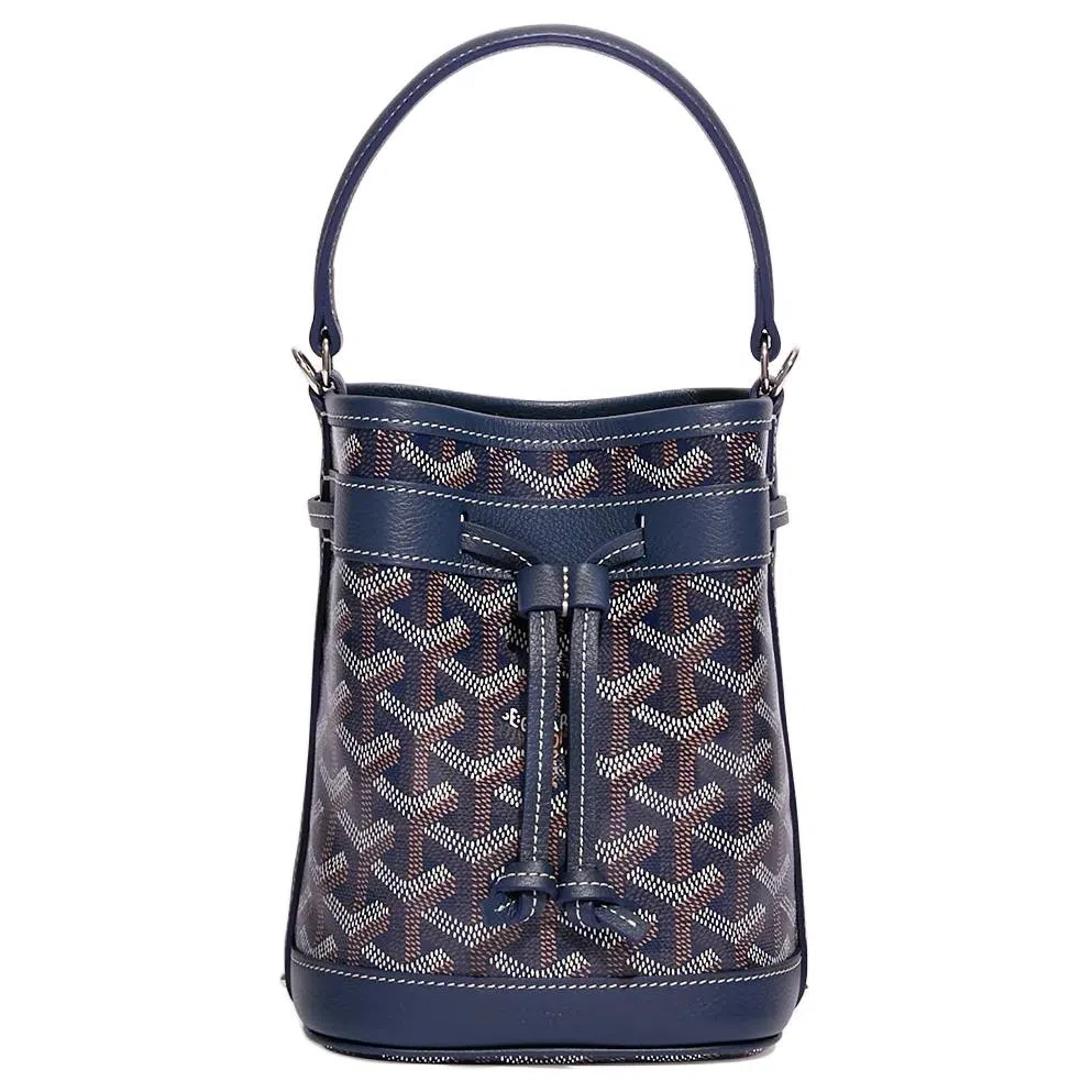 Goyard Petit Flot Navy