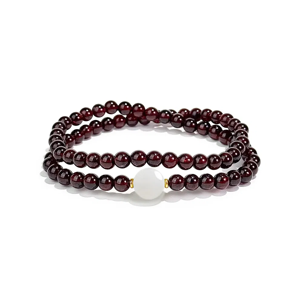 【S925纯银|鸿运当头】 七七银饰 时来运转 转运珠 平安纳福 好运常在 新中式国风高级感 气质百搭 好运 玛瑙 玉石手串 男女同款情侣款