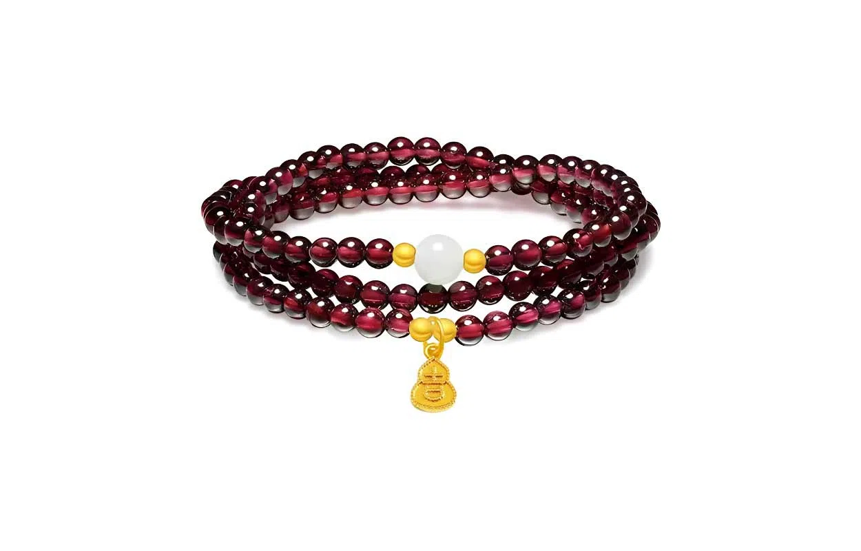 百利金 吉祥福禄 国潮复古新中式平安纳福顺遂如意本命年小众设计简约精致气质显白转运珠手饰 琉璃 手串 男女同款情侣款