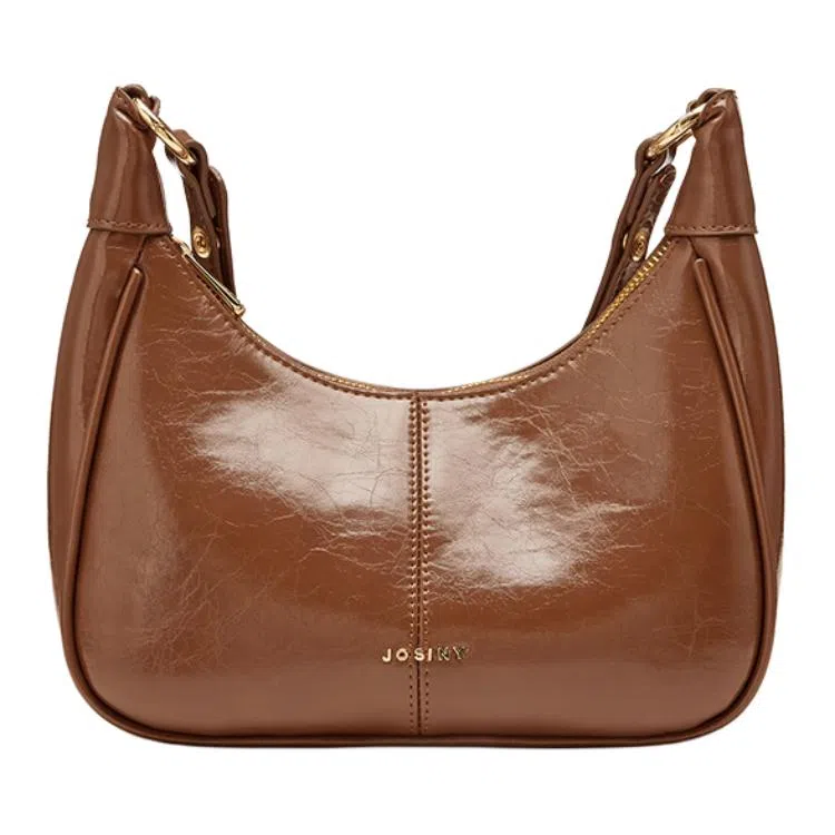 卓诗尼 复古百搭 合成革 斜挎单肩包 中号 女款 多色