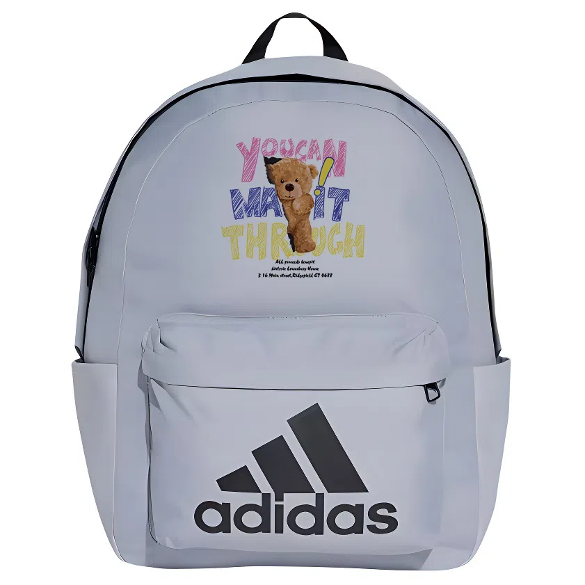 adidas Classic Badge Backpack Grey Black