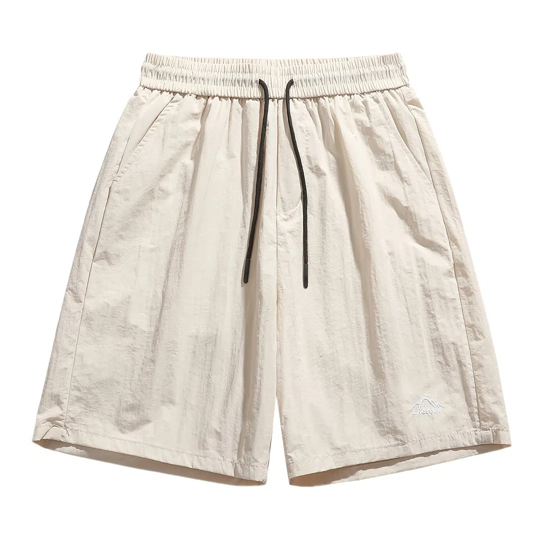 顶峰保罗 无性别主义多巴胺薄款五分裤潮牌速干宽松户外透气亲肤松紧腰抽绳时尚百搭休闲短裤 男女同款