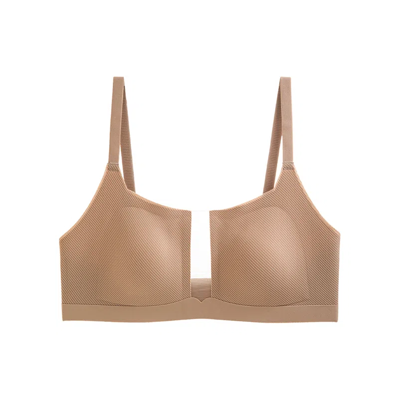 内在密码 兔耳朵无痕大胸显小方领抹胸轻薄透气凉感文胸 女款