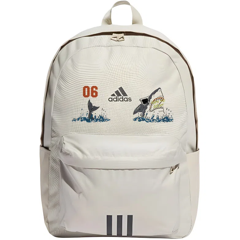 adidas Classic Badge Backpack Light Grey Black