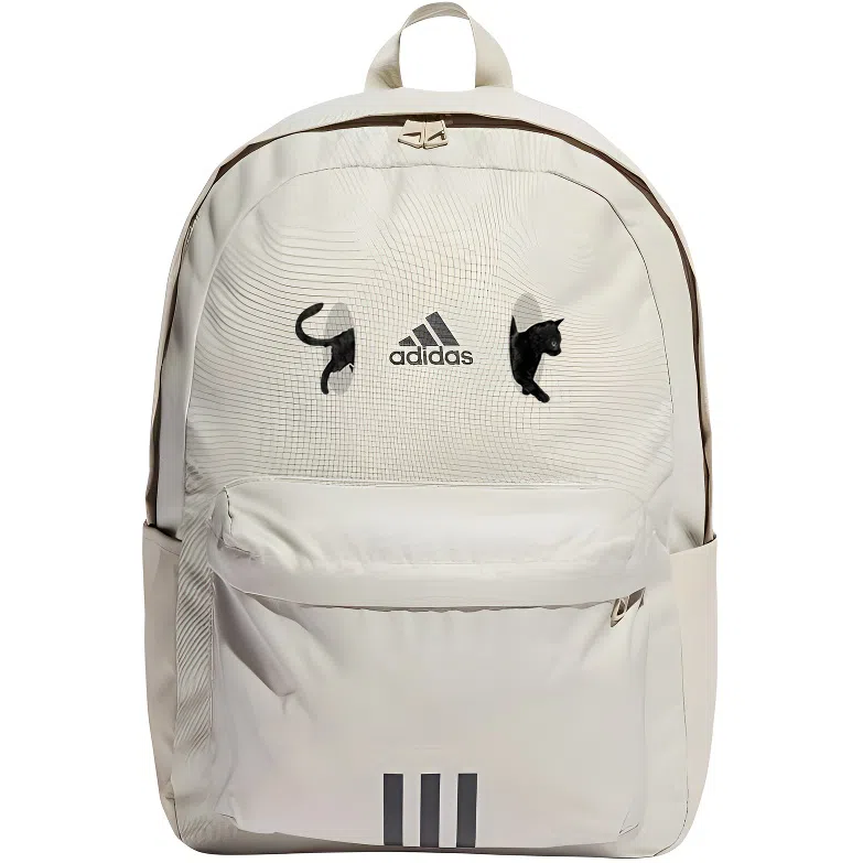adidas Classic Badge Backpack Light Grey Black
